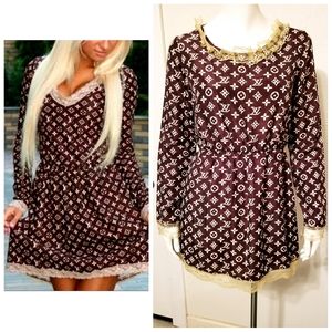 Gorgeous Imitation Dress with Lace